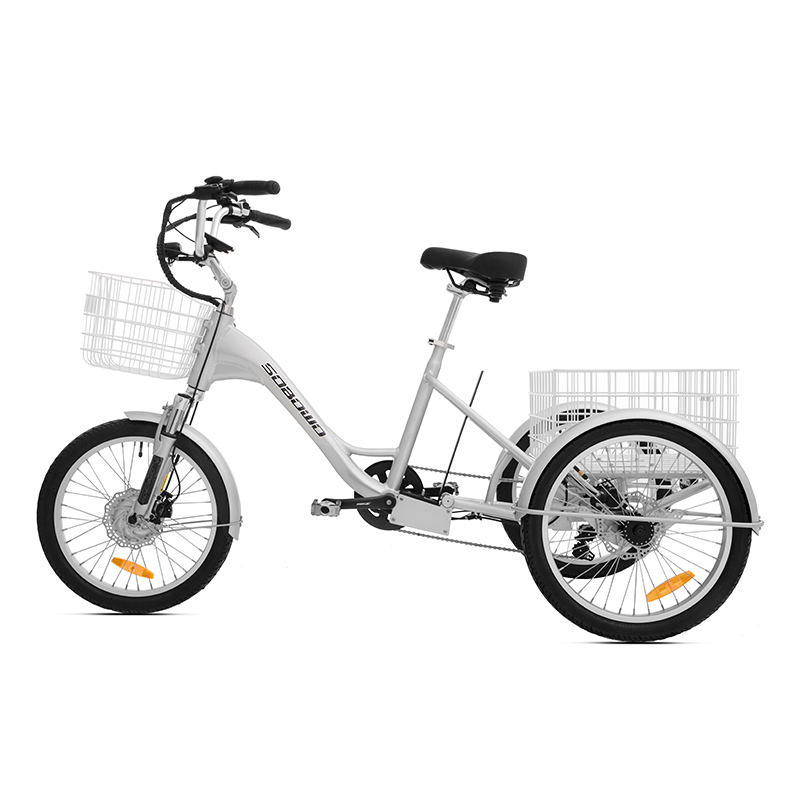 SOBOWO苏柏沃 迈克小熊猫系列自行车三轮车休闲运动锻炼三轮车