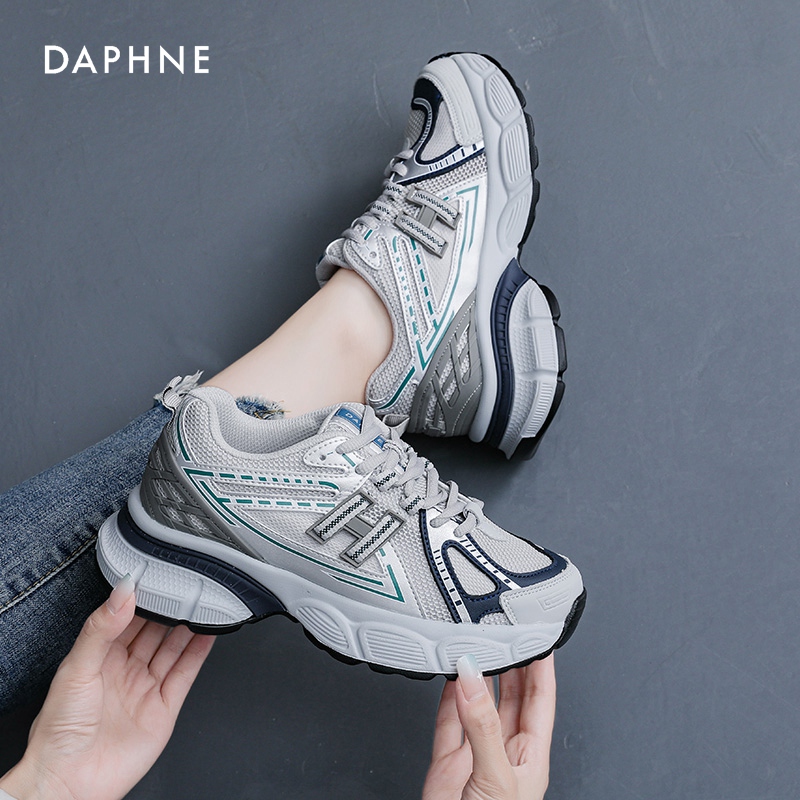 Daphne/达芙妮老爹鞋女ins潮新款2025夏季时尚百搭厚底运动休闲鞋