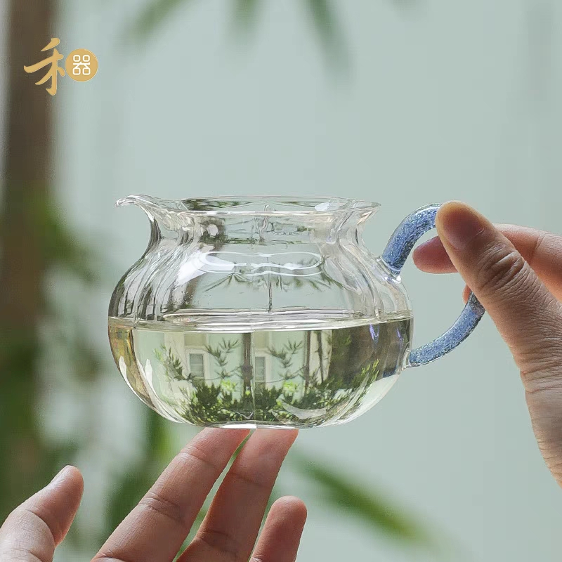 禾器炫彩 纳福茶海 高硼硅公道杯 建议容量260ml耐热