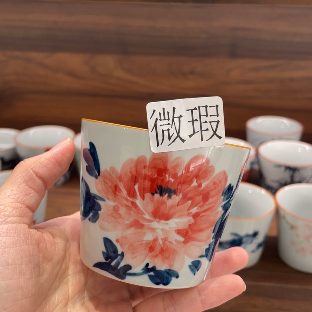 微瑕釉下彩纯手绘
