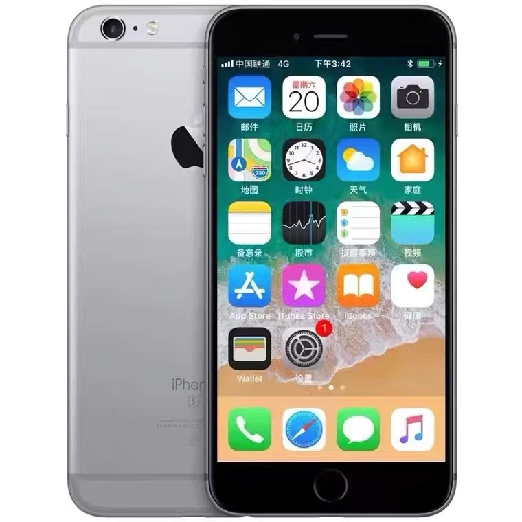 80新 Apple/苹果 6代手机工作机备用机学习机+充电器+手机壳套装