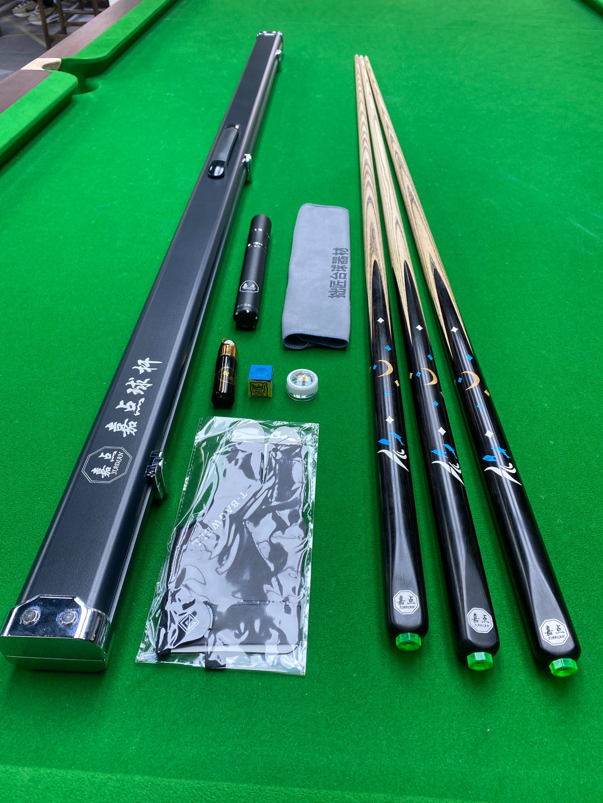 嘉点月影台球杆 小头杆