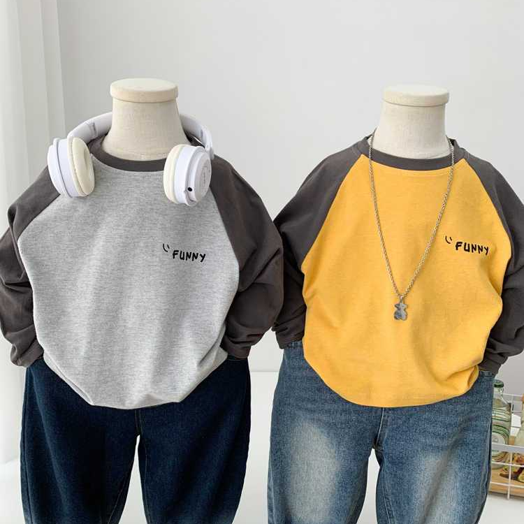 男宝宝长袖T恤洋气春秋装2026新款卡通打底衫儿童男童春秋上衣