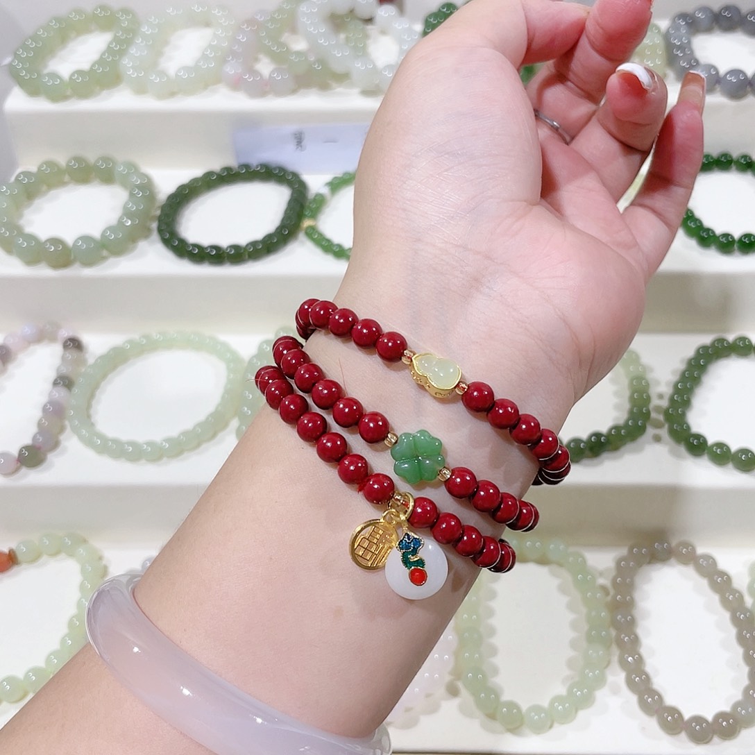 和田玉手串未镶嵌