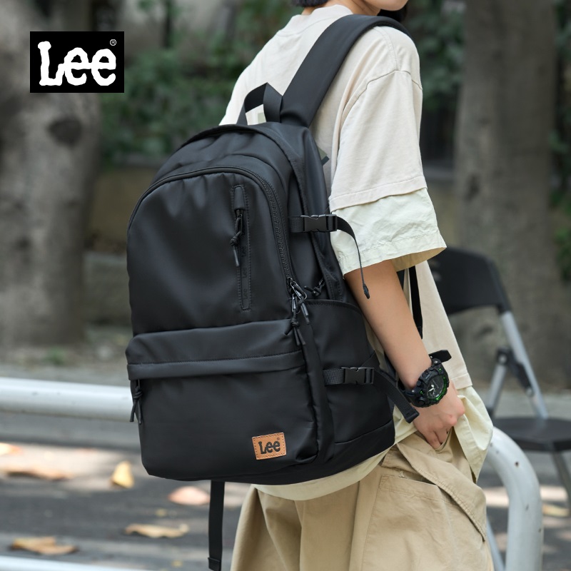 Lee新款双肩包女款轻便短途旅行背包 百搭中学生户外男士潮流书包