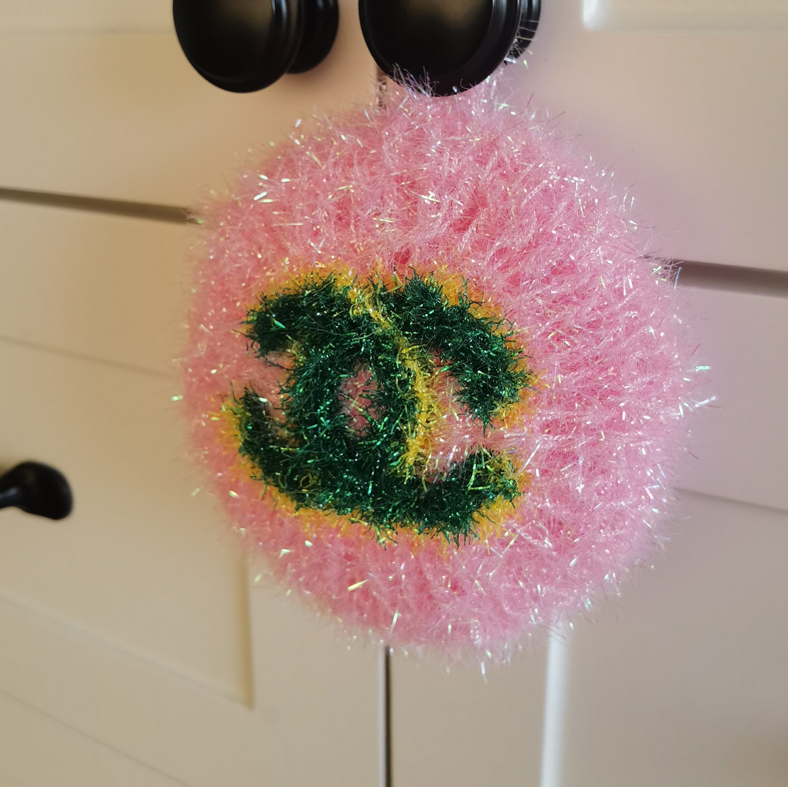 韩国亚克力洗碗巾厨房抹布不沾油去油家用洗锅抹布手工柔软可爱