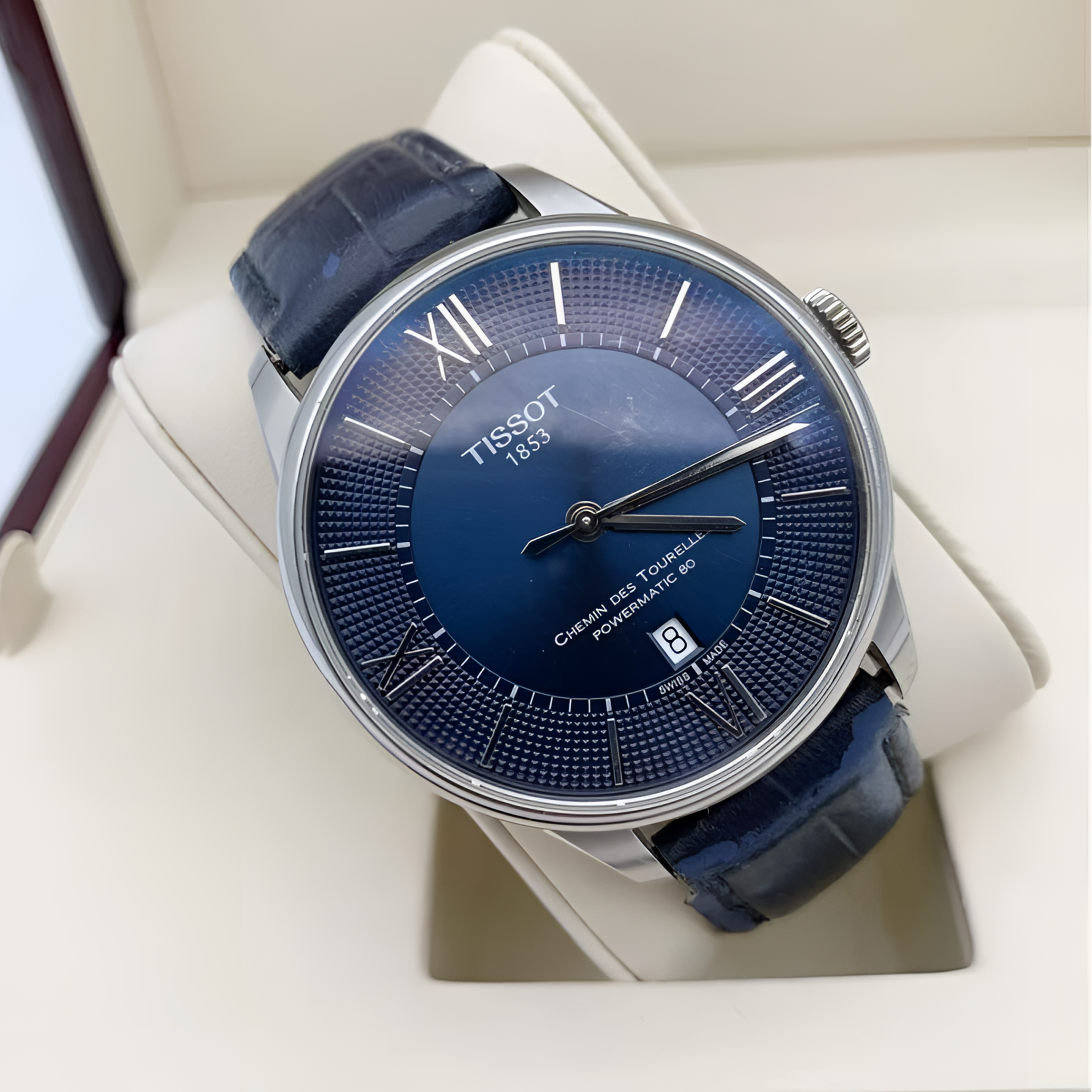 99新 Tissot/天梭 杜鲁尔系列/自动机械/男腕表/休闲百搭/表径42