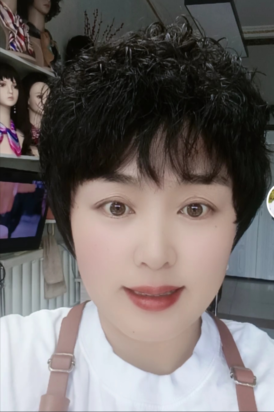 大庆市假发高频机织女士发套，真发，透气不闷热