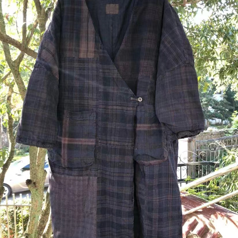 织女布衣宽松老布棉袍一物一拍199-289