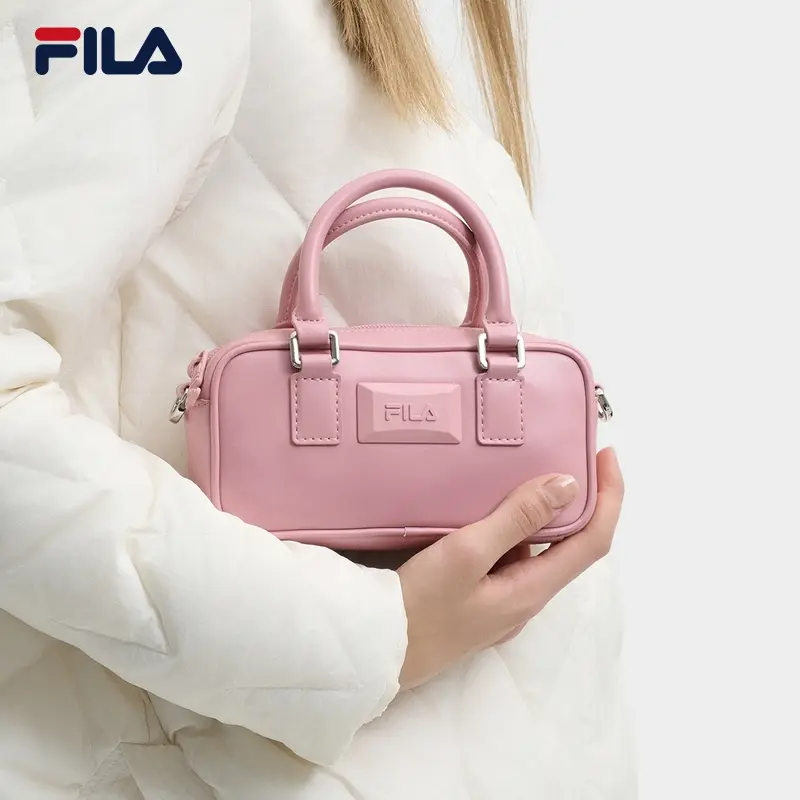 Fila/斐乐女2024新款小方包百搭马卡龙休闲单肩斜挎包F13W448161F