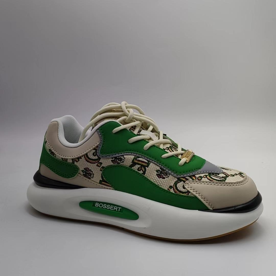 252绿色休闲运动鞋男女情侣款B