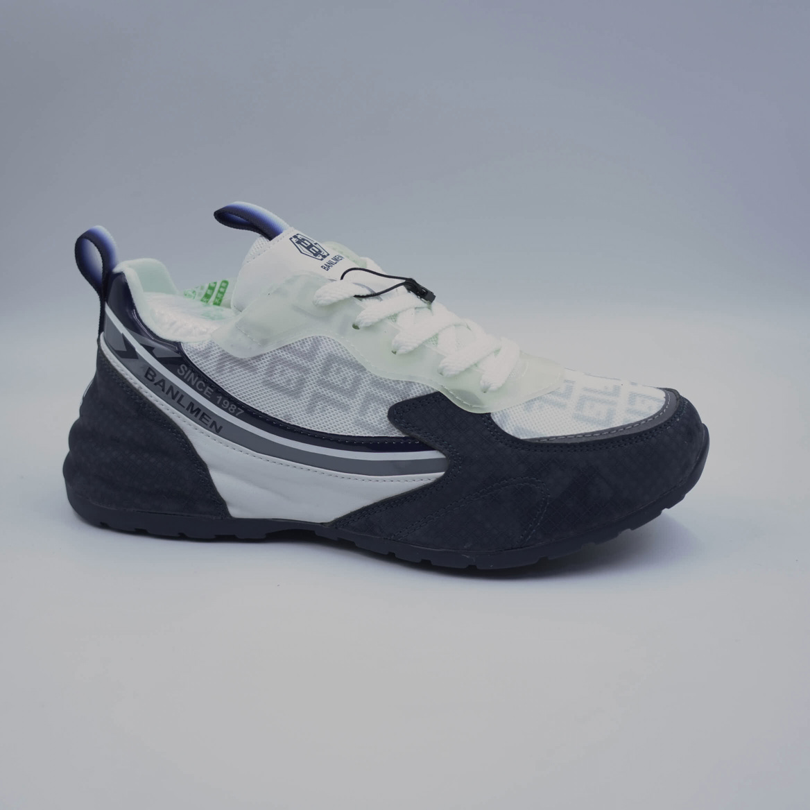 B-8807藏青【手工定制】情侣款轻奢手工帕纳鞋