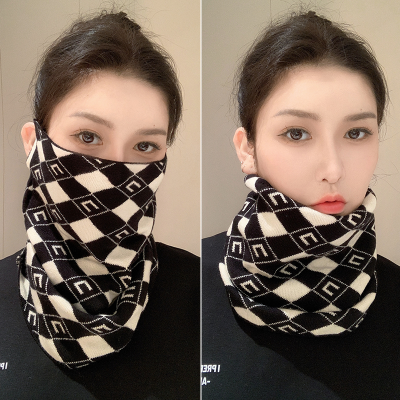 摩托车骑行面罩男女款围脖冬季韩版护颈挂耳脖套加厚防寒保暖口罩