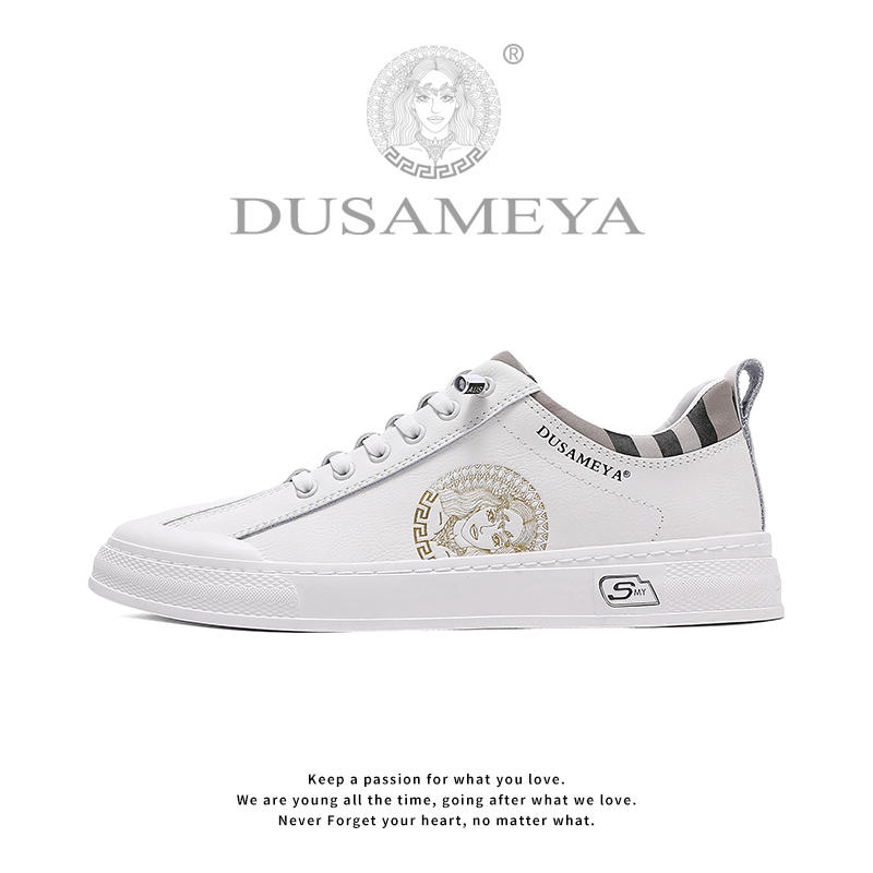 DUSAMEYA/杜莎米娅秋冬款潮流轻奢时尚休闲透气低帮休闲板鞋D6676