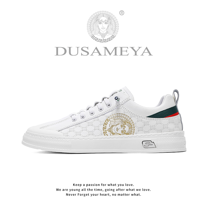 DUSAMEYA/杜莎米娅秋冬款轻奢潮流时尚百搭透气低帮休闲板鞋D6692