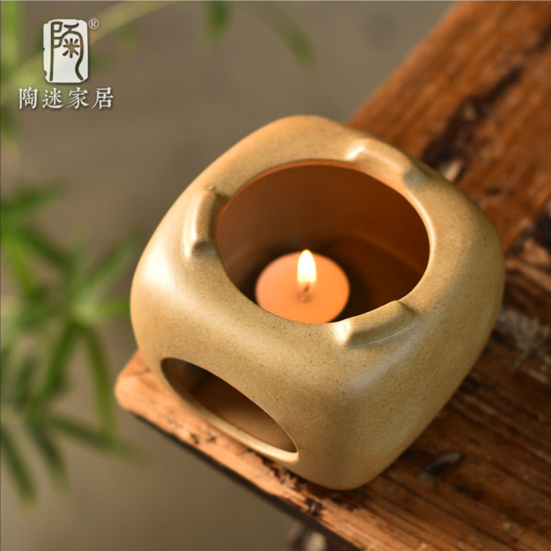 陶迷围炉煮茶蜡烛煮茶底座暖茶器温茶炉小火炉烤茶炉烘茶炉温茶器