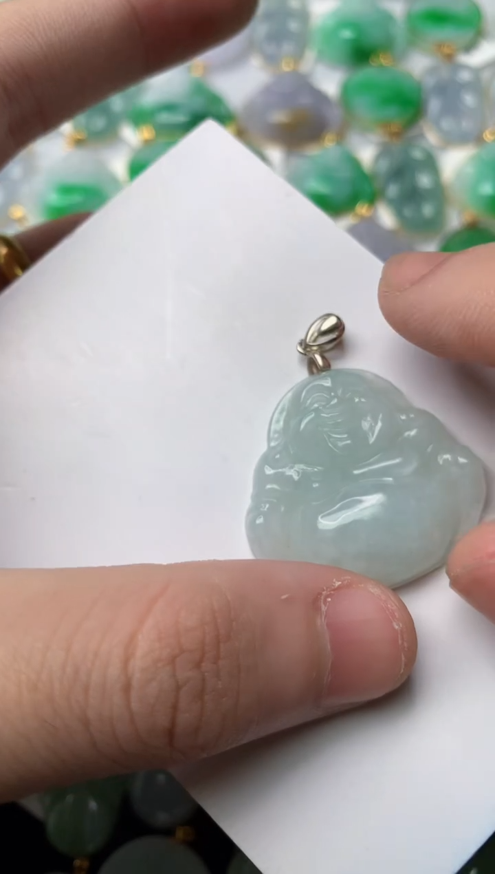 【闪购商品】翡翠颈饰银S925镶嵌1............