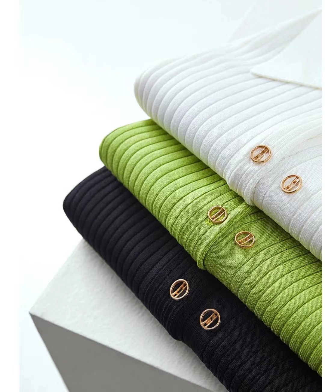 【现3120号 黑色针织衫】--姐妹服装2店