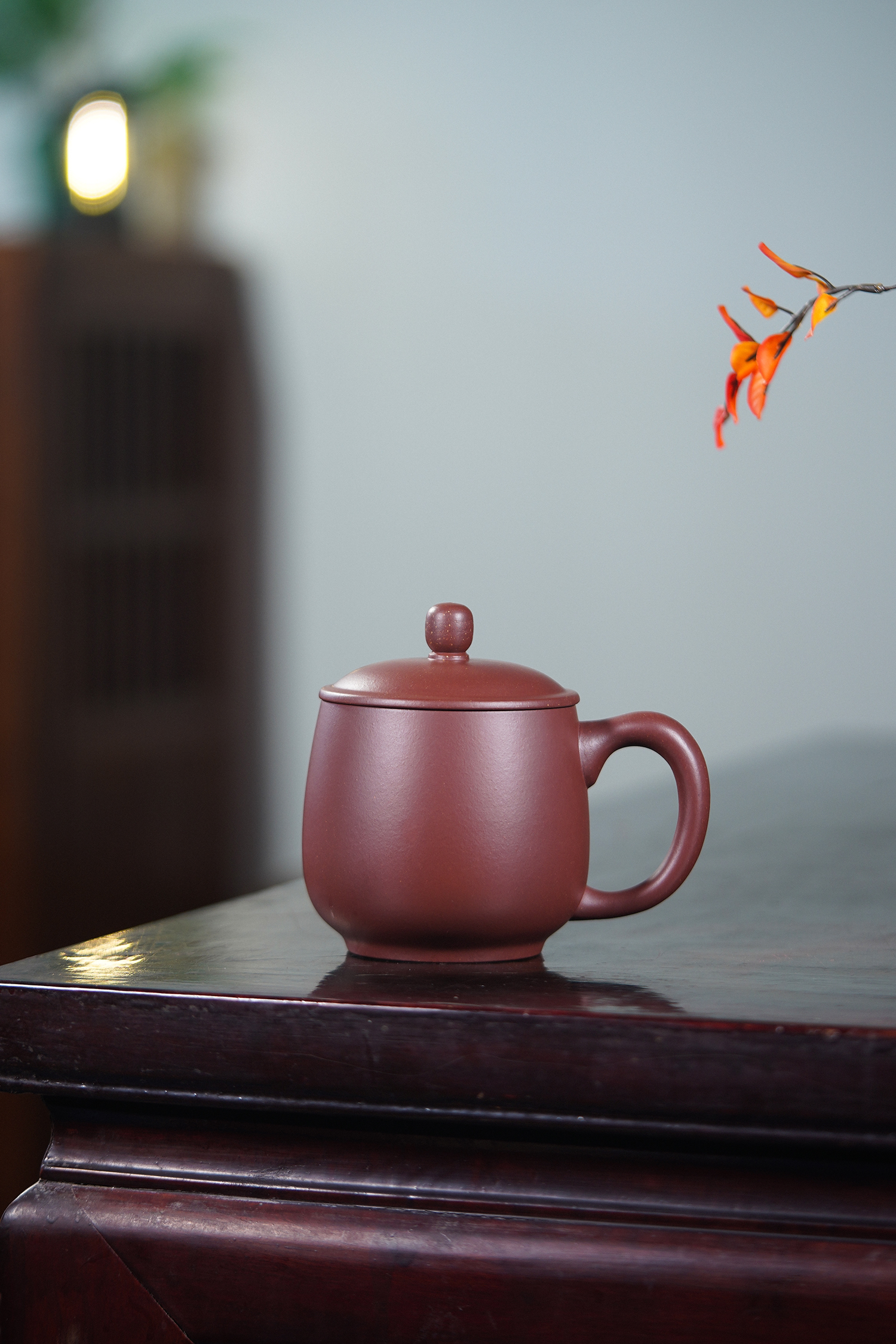 宜兴原矿共生紫泥和气办公杯420CC