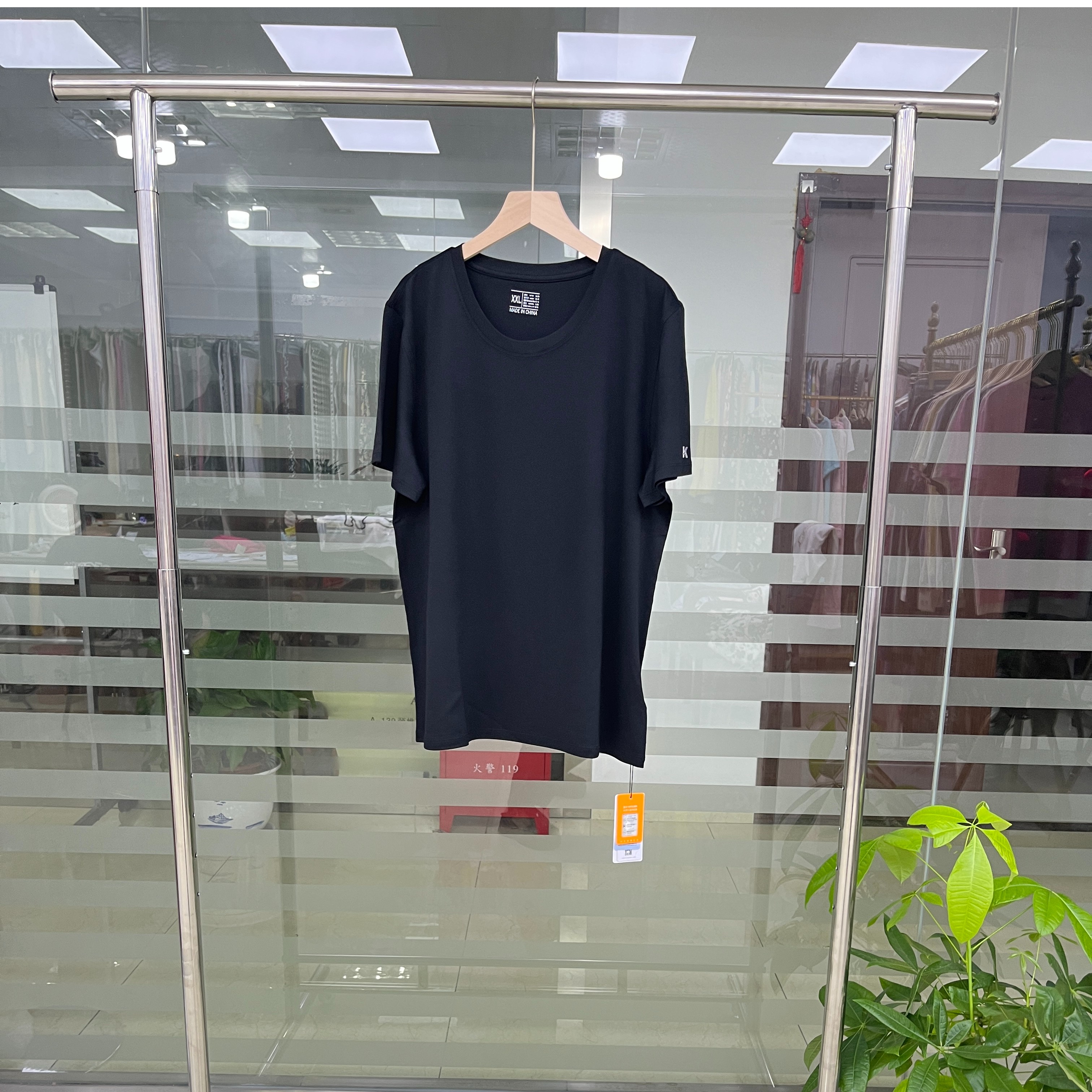 【女士桑蚕丝】圆领纯色短袖T恤简约百搭宽松上衣H103