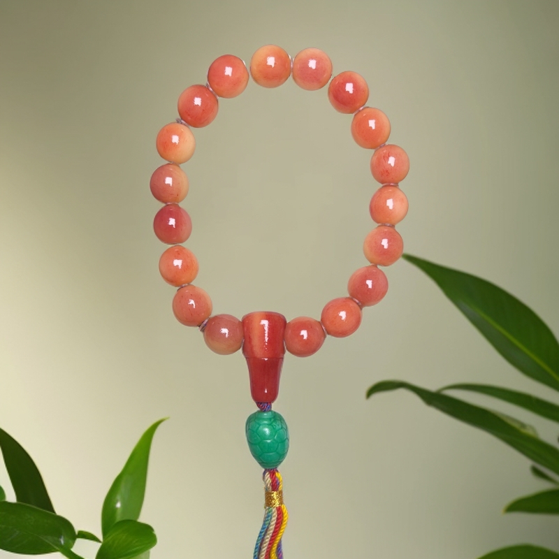 纯天然骆驼骨驼骨玉化沁血18籽手持手串精美时尚轻奢百搭男女款