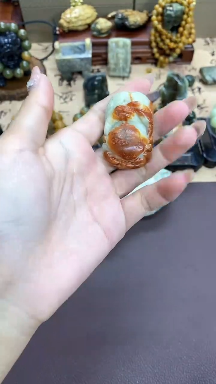 【闪购商品】岫岩河磨玉（透闪石质玉）手把未镶嵌手把
