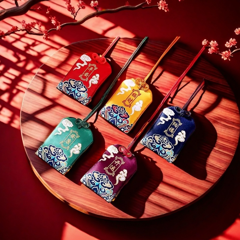 古风香囊刺绣福袋车挂件随身香包祈福平安袋