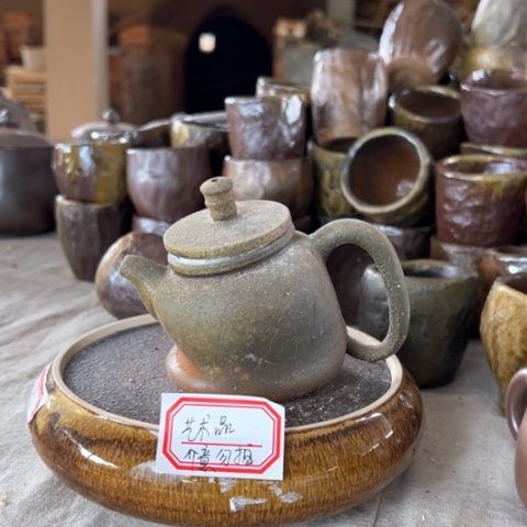 贵台龙窑柴烧艺术品A346