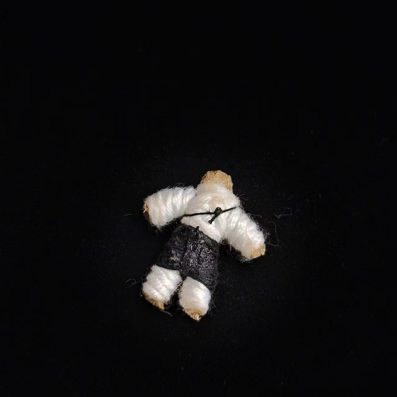 合金布艺吊坠 泰国能老师纯手工魂魄勇工艺小众饰品链小管管