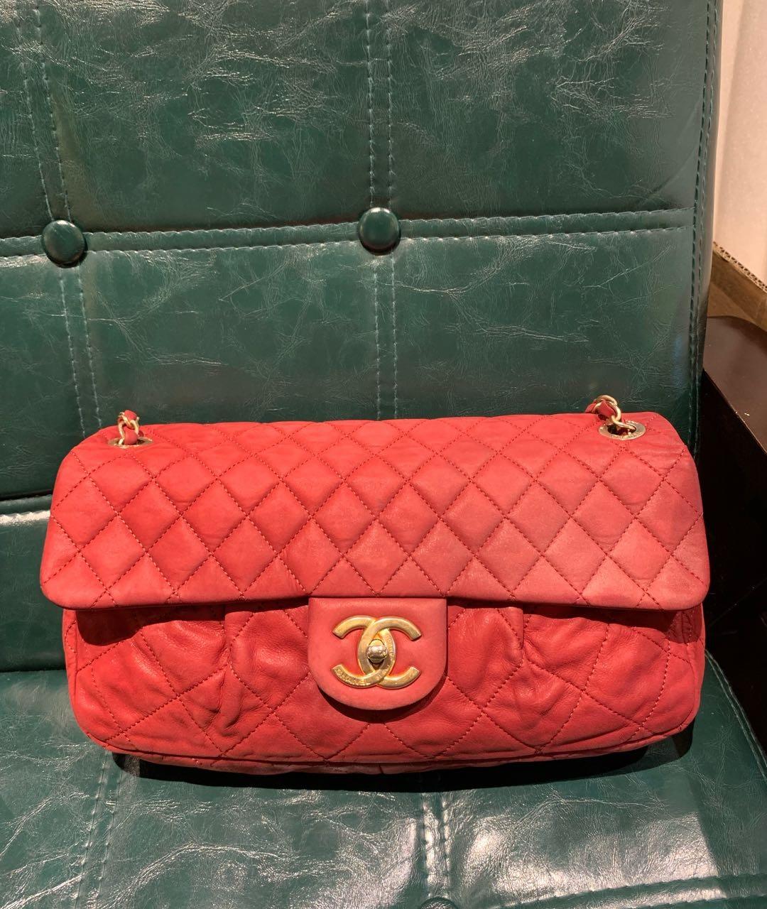 95新 Chanel/香奈儿 复燃精选/5569/香奈儿磨砂皮 cf季节款机场包