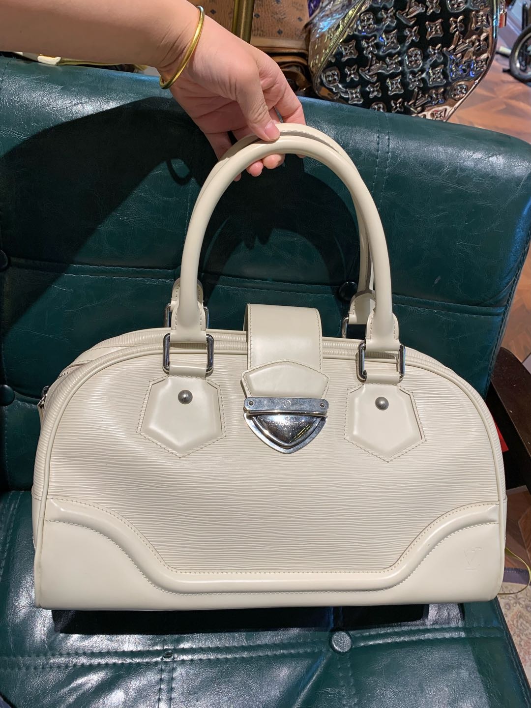 95新 LouisVuitton/路易威登 复燃精选/ Lv水波纹保龄球