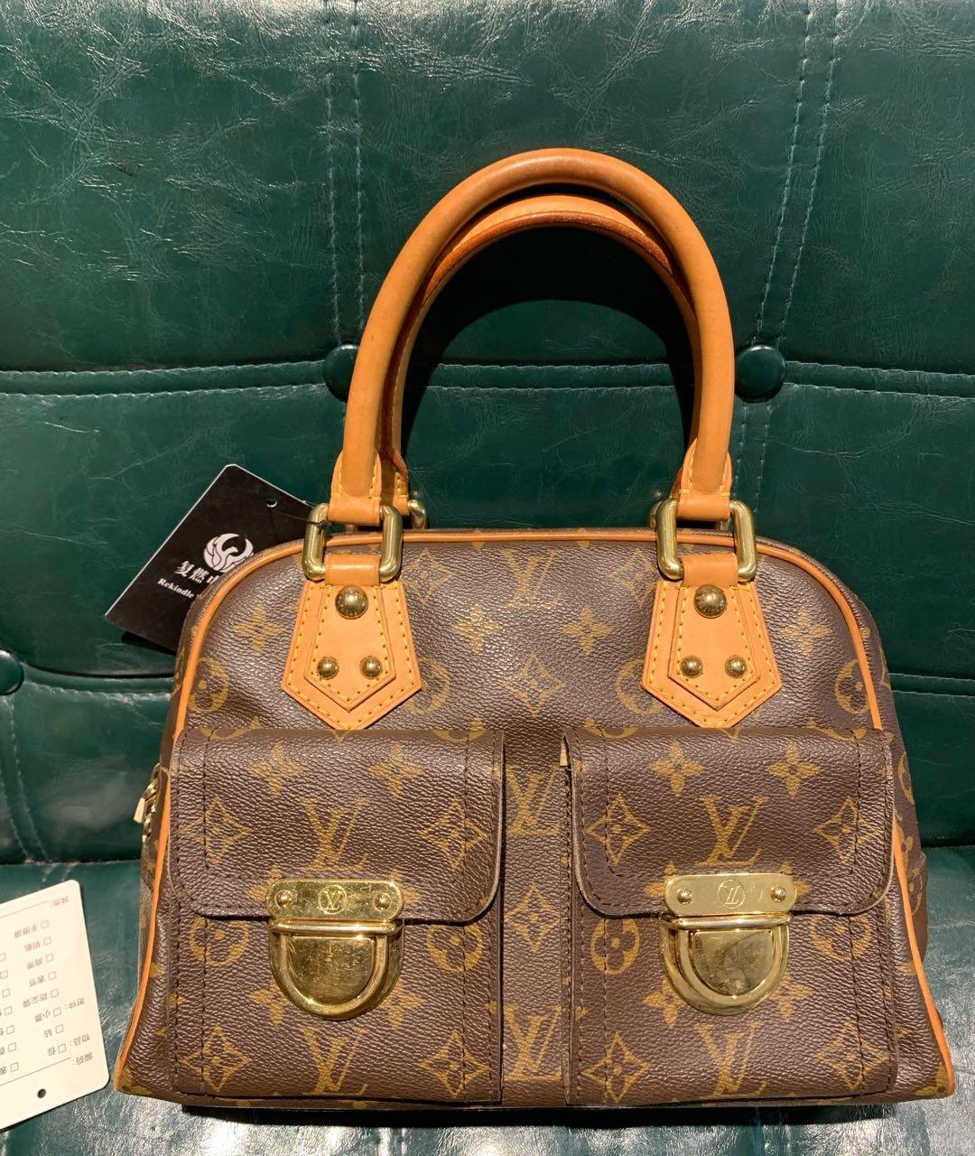 95新 LouisVuitton/路易威登 复燃精选/8585/LV 曼哈顿小号复古