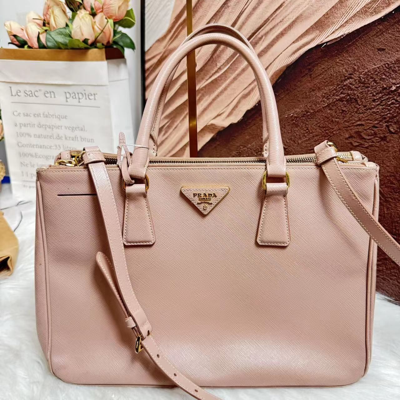95新 Prada/普拉达 /伊一/95/22671/单肩包/