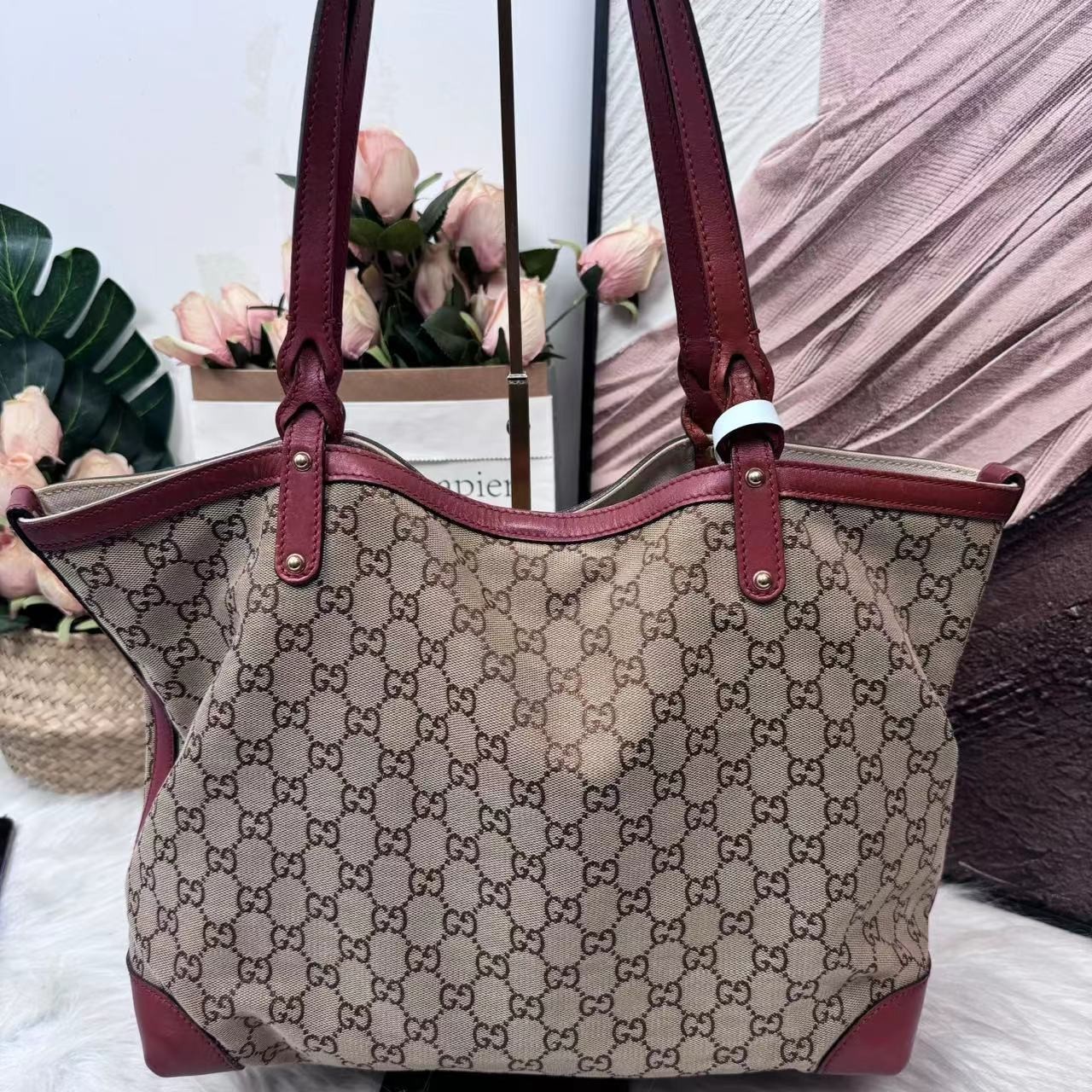 95新 GUCCI/古驰 /伊一/95/01408/单肩包/