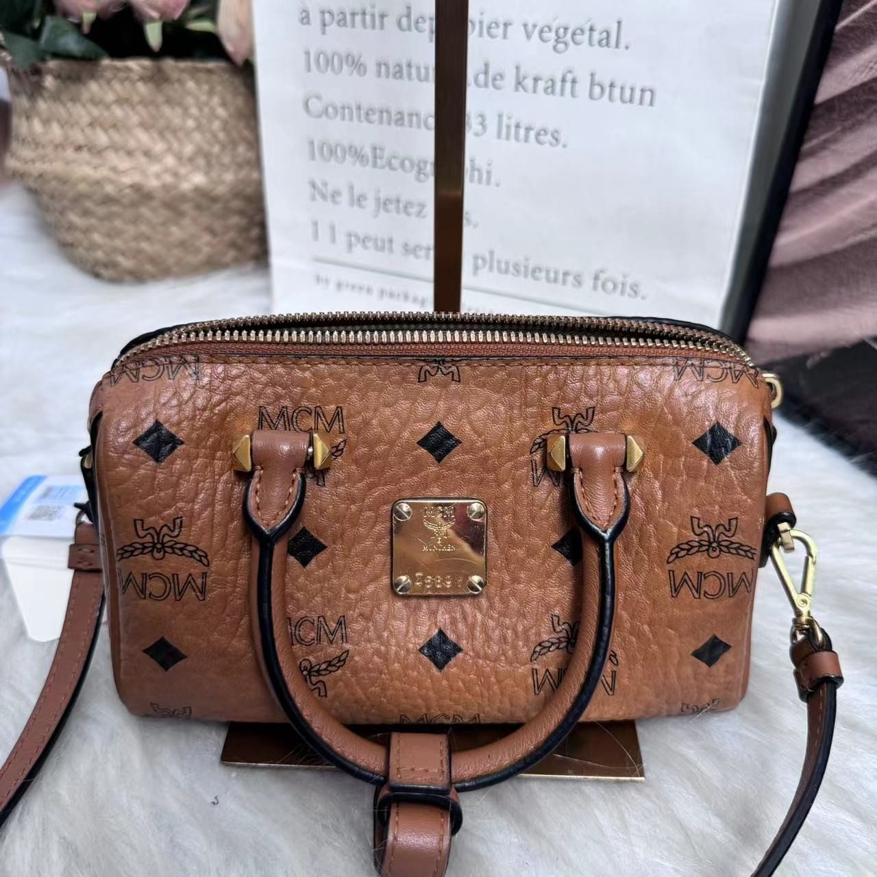 95新 MCM /伊一/95/19797/单肩包/