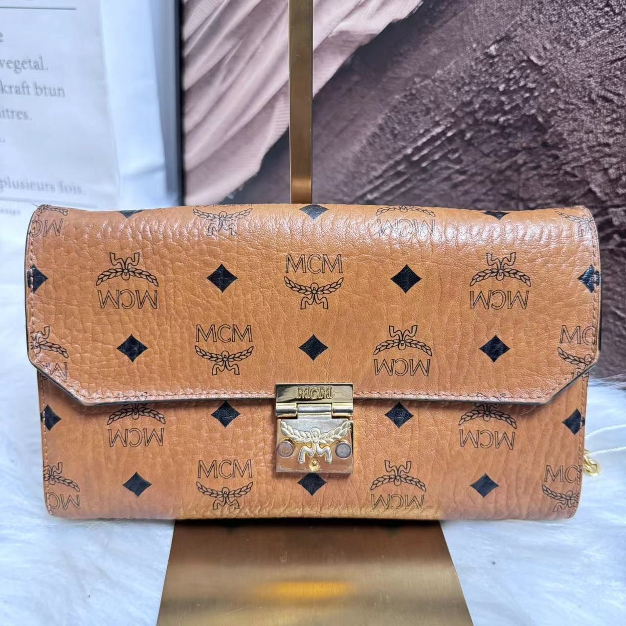 95新 MCM /伊一/95/12032/单肩包/