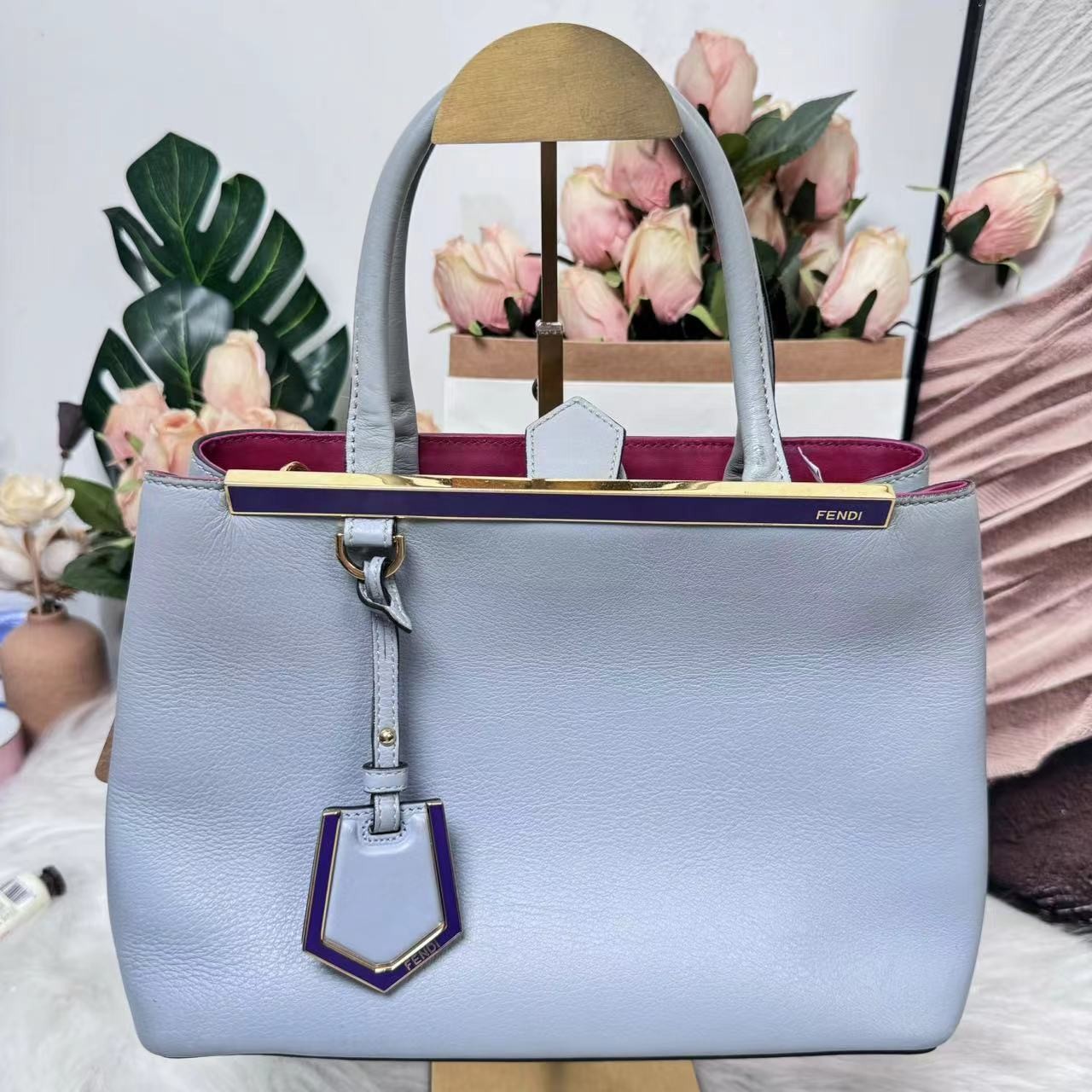 95新 FENDI/芬迪 /伊一/95/16008/单肩包/