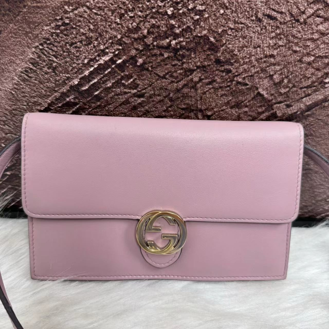 95新 GUCCI/古驰 /伊一/95/29651/单肩包/