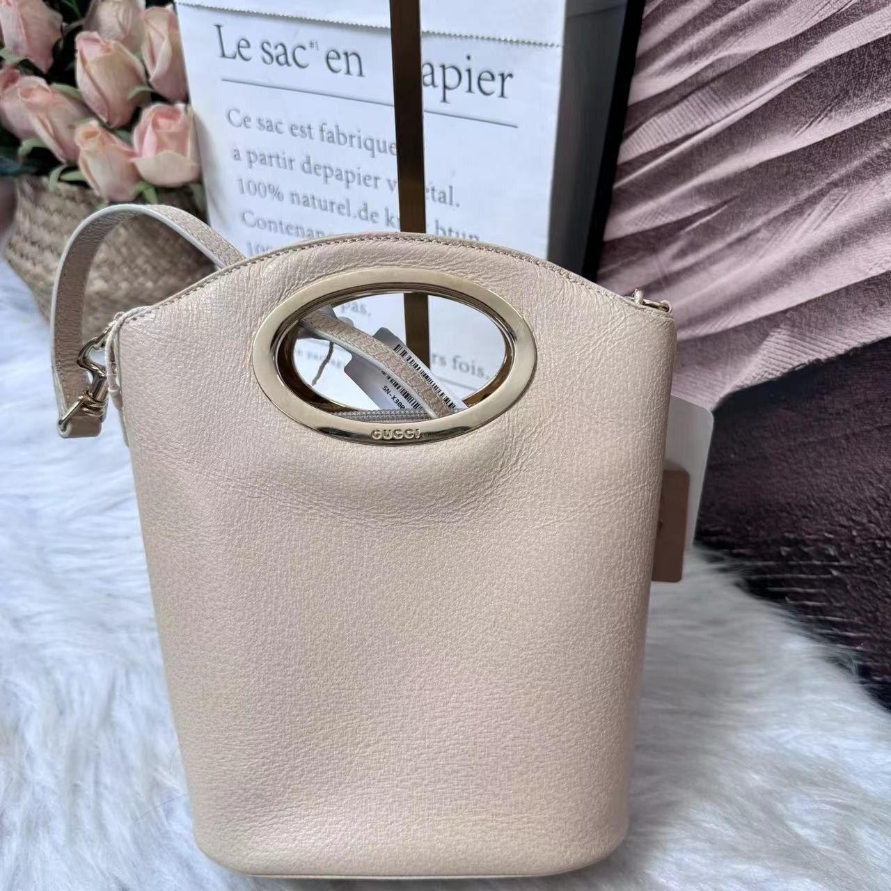 95新 GUCCI/古驰 /伊一/95/13249/单肩包/