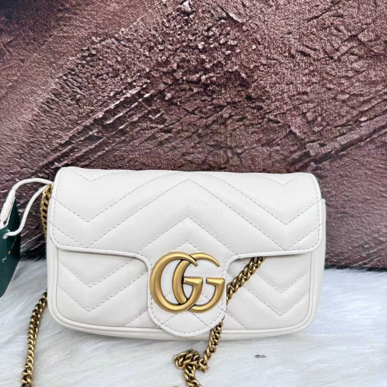 95新 GUCCI/古驰 /伊一/95/740397/单肩包/
