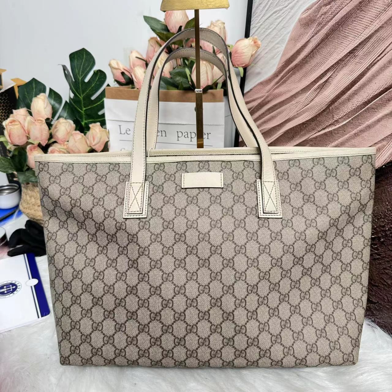 95新 GUCCI/古驰 /伊一/95/97425/单肩包/