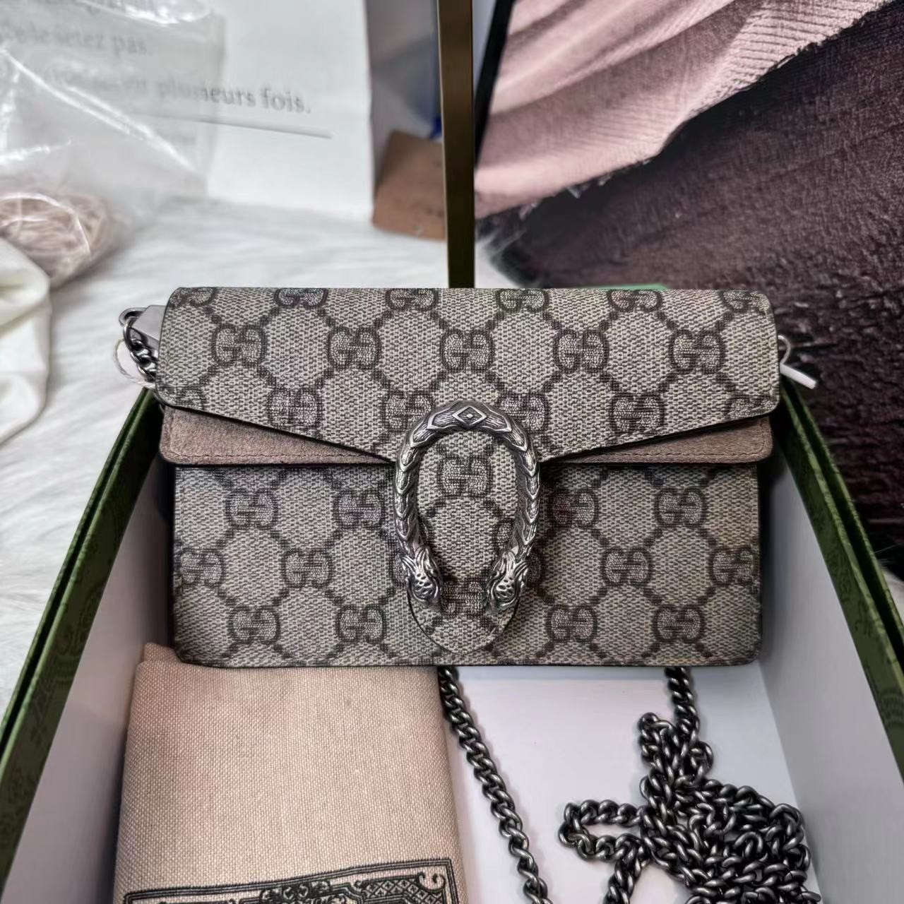 95新 GUCCI/古驰 /伊一/95/289680/单肩包/