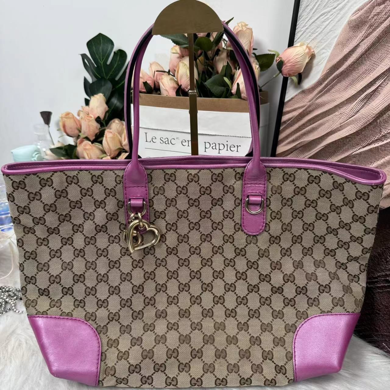 95新 GUCCI/古驰 /伊一/95/4600/单肩包/