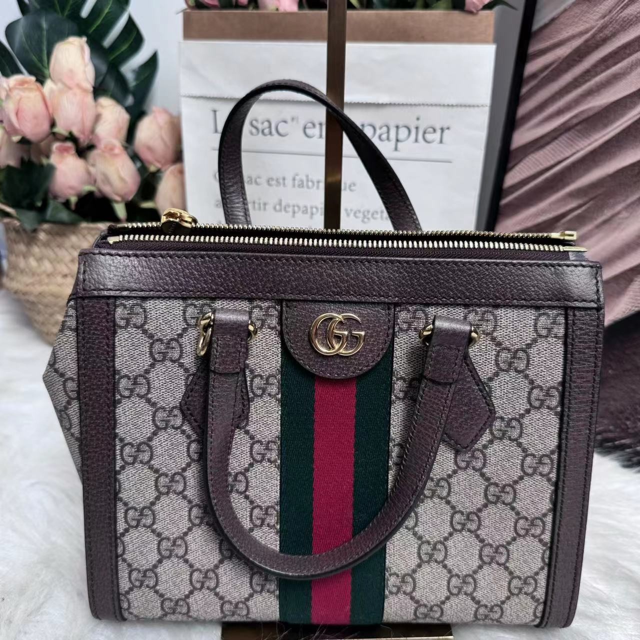 95新 GUCCI/古驰 /伊一/95/13031/单肩包/