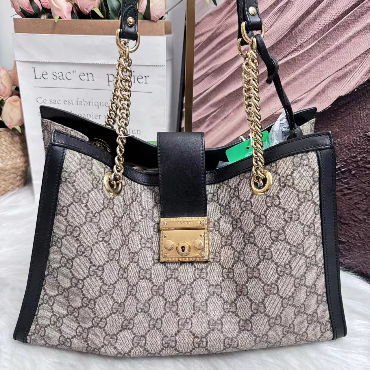 95新 GUCCI/古驰 /伊一/95/287597/单肩包/