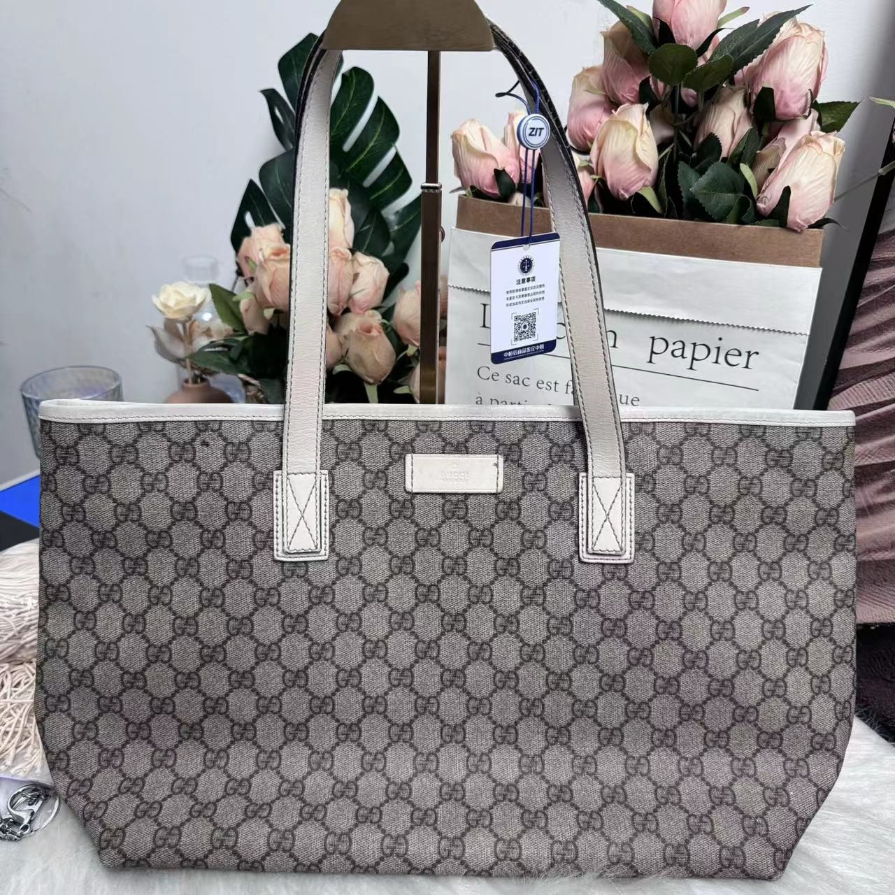 95新 GUCCI/古驰 /伊一/95/17101/单肩包/