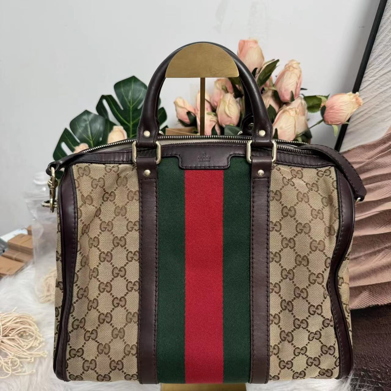 95新 GUCCI/古驰 /伊一/95/269960/单肩包/