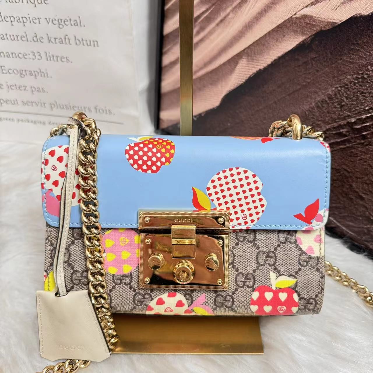 95新 GUCCI/古驰 /伊一/95/739178/单肩包/