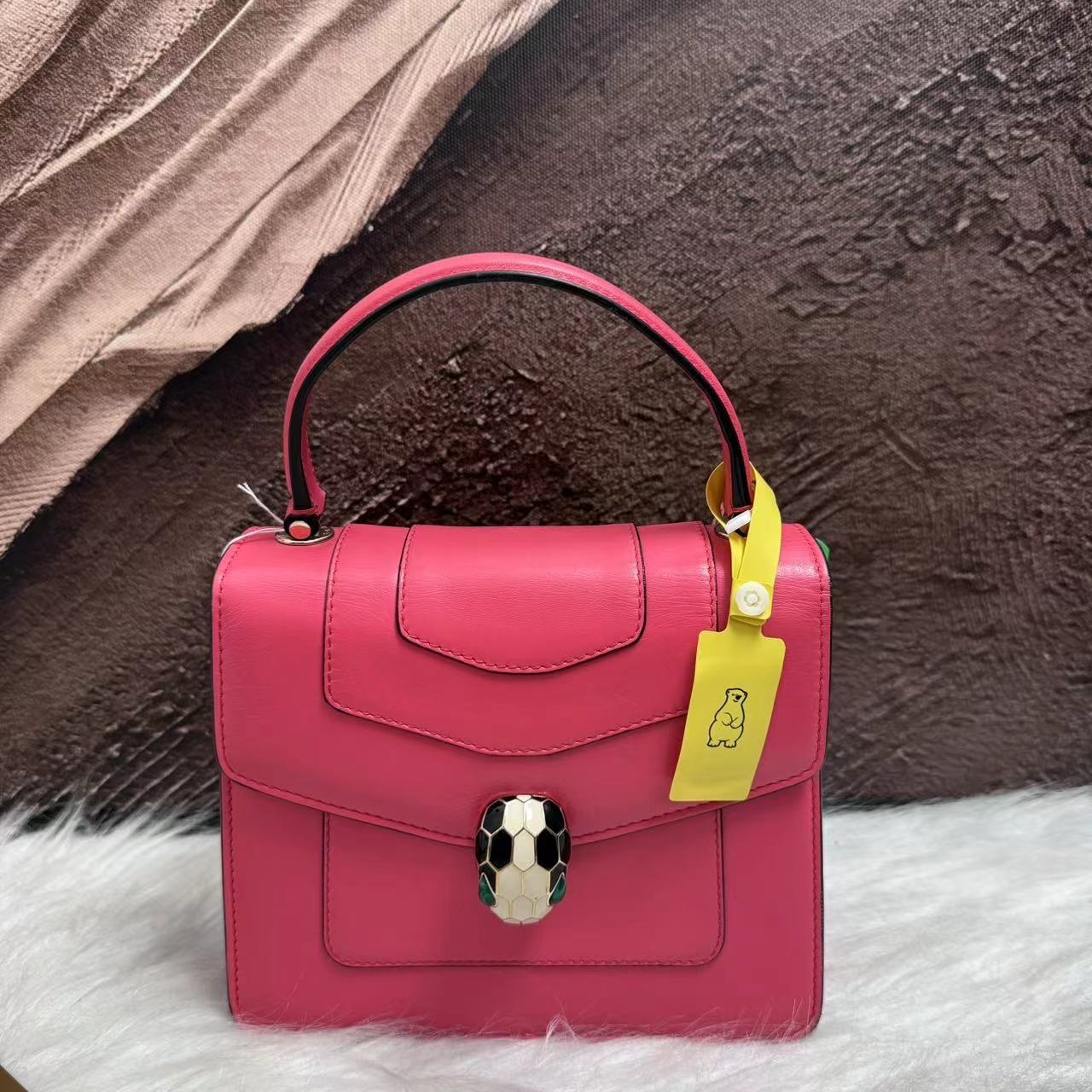 95新 BVLGARI/宝格丽 /伊一/95/298273/单肩包/