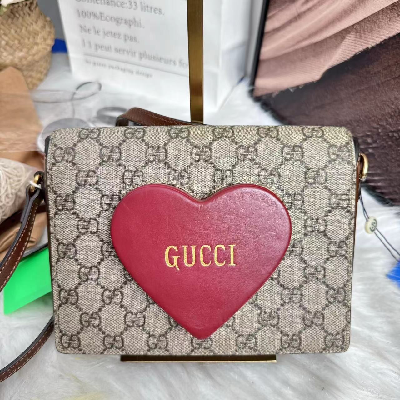 95新 GUCCI/古驰 /伊一/95/272837/单肩包/